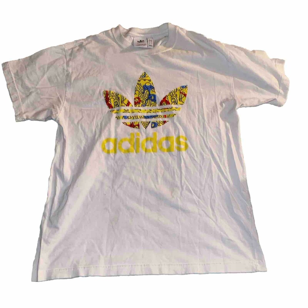 Adidas Originals Keith Haring T-Shirt Men Size Large Trefoil